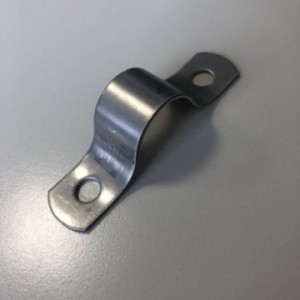 Bride inox pour tube 1/2"