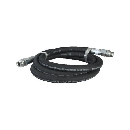 Flexible noir 3/4'' - 3 m - Raccords M-M